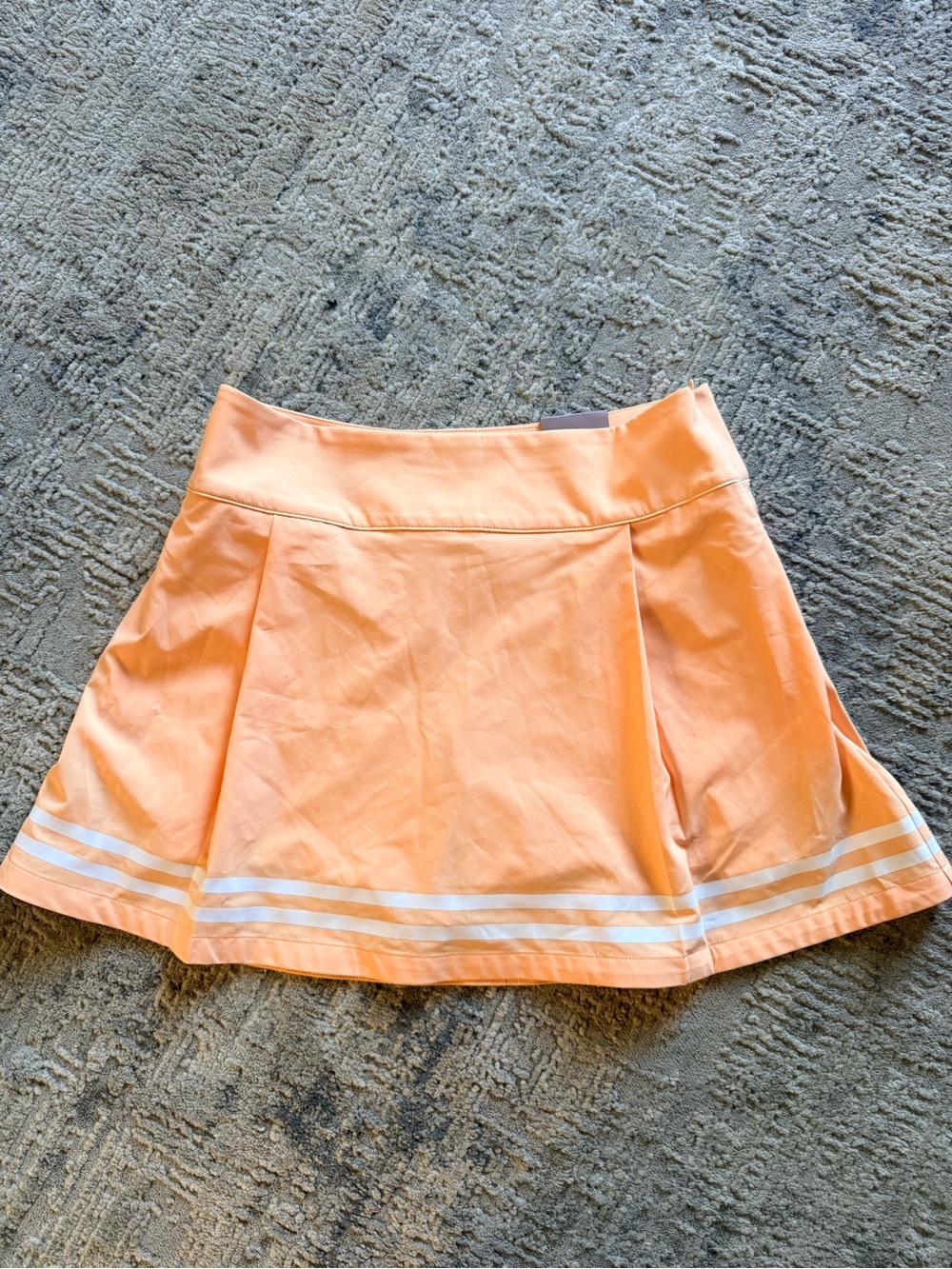 CALIA Golf Side Zip Skort 15” Peach Size 6 NWT